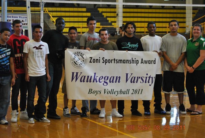 Waukegan Boys win ZONI Sportsmanship Banner