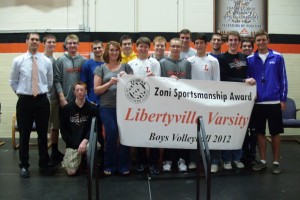 Libertyville Boys Win Spring Sportsmanship Banner